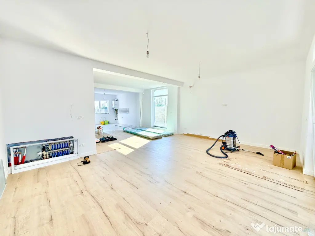 Duplex modern 4 camere - 127 mp - zid izolat fonic - Calea U - Mosnita Noua (Timis)