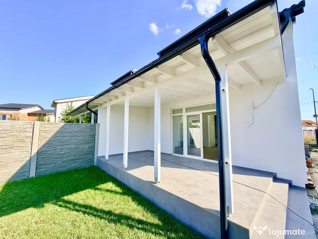 Duplex modern 4 camere - 127 mp - zid izolat fonic - Calea U - Mosnita Noua (Timis)