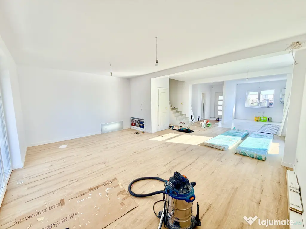 Duplex modern 4 camere - 127 mp - zid izolat fonic - Calea U - Mosnita Noua (Timis)