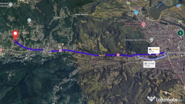 TEREN IN VLADESTI - NATURA, LINISTE SI DOAR 7 KM PANA IN CEN - Vladesti (Valcea)