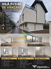 Vânzare Duplex in Popești-Leordeni, Strada Astrelor | P+1+M | Curte 120 mp 