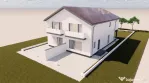 Duplex cu 4 camere, 100 mp utili, 10 mp terasa, 305 mp teren