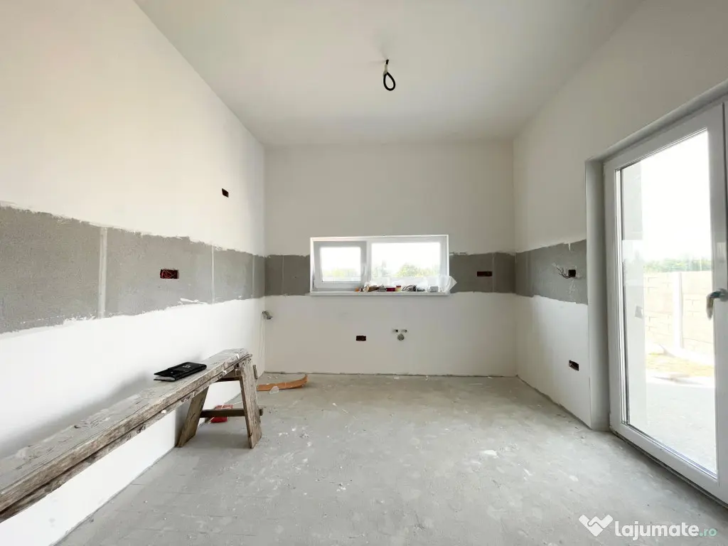 Duplex despartit, pe parter, 4 camere, 101mp - Mosnita Noua - Mosnita Noua (Timis)