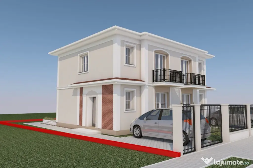 Duplex elegant 3 camere, 71 mp utili, 230 mp teren - Sanandr - Sanandrei (Timis)