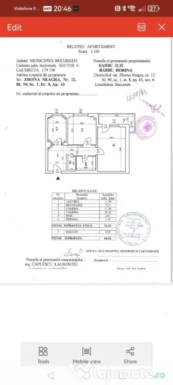 Vand apartament 2 camere Crangasi totul nou renovat/mobilat - Bucuresti (Bucuresti-Ilfov)