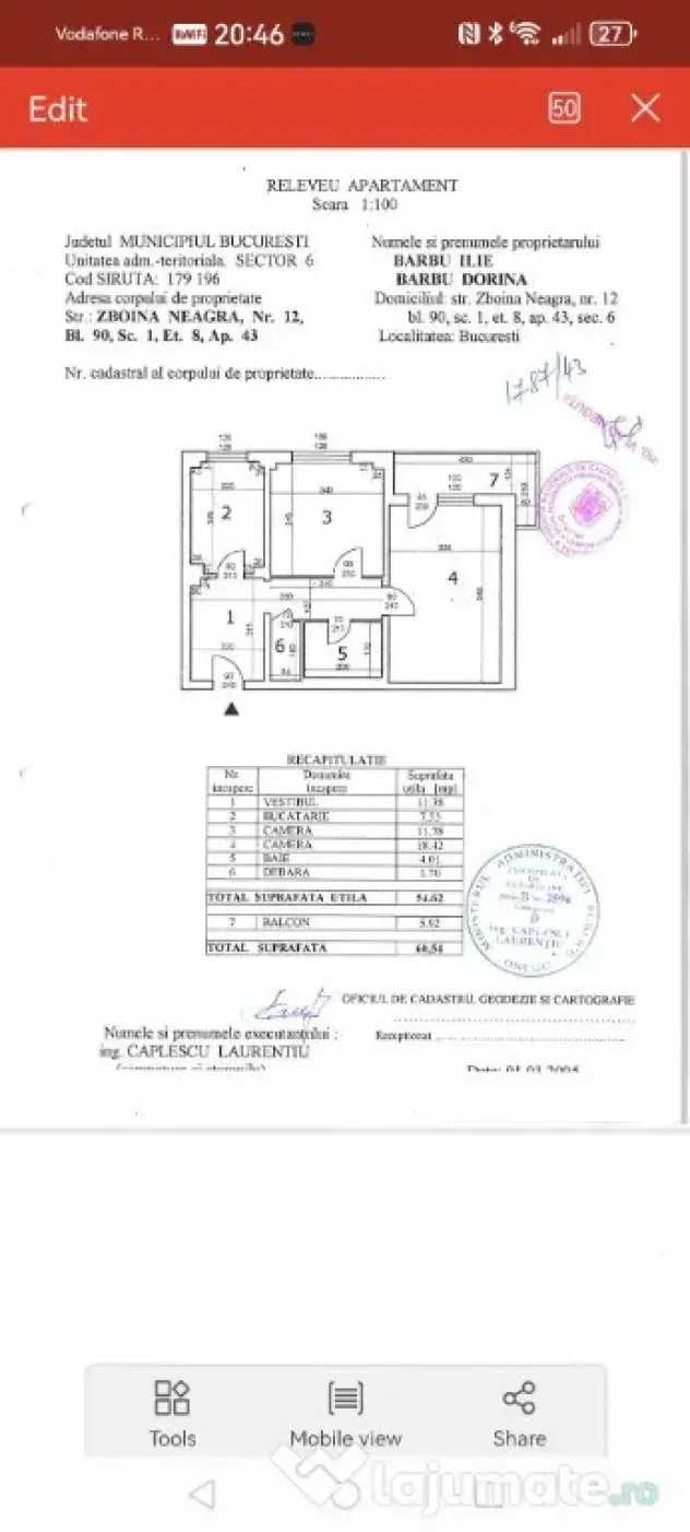 Vand apartament 2 camere Crangasi totul nou renovat/mobilat - Bucuresti (Bucuresti-Ilfov)