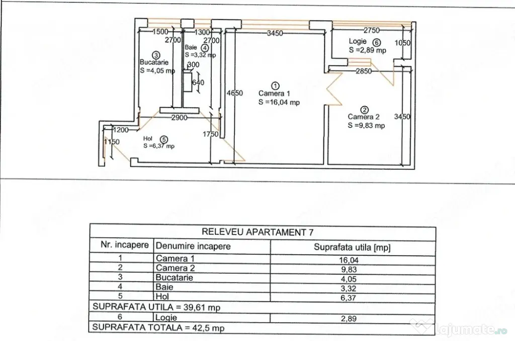 Apartament 2 camere | Etaj 1 | Zona Girocului - Timisoara (Timis)