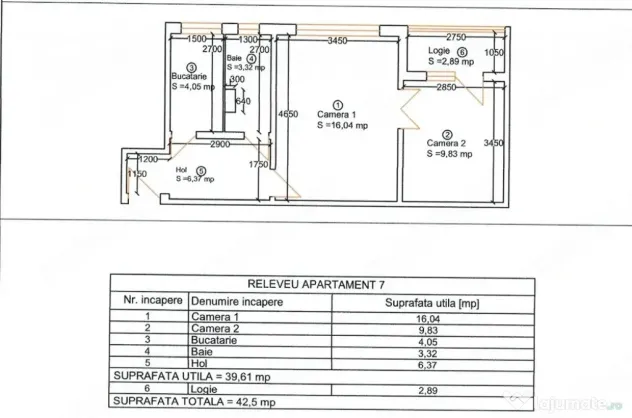 Apartament 2 camere | Etaj 1 | Zona Girocului - Timisoara (Timis)