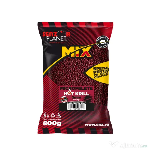 SENZOR PLANET MICROPELETE HOT KRILL 2mm 800g