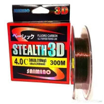 UNKNOWN FIR FLUOROCARBON SAIMINO STEALTH 3D, 300m, 0.18mm / 8kg