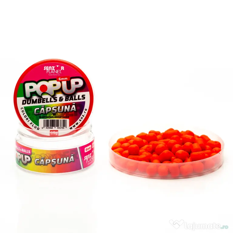 SENZOR PLANET POP-UP DUMBELLS & BALLS CAPSUNA 6mm 15g