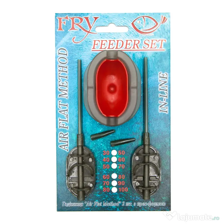 UNKNOWN SET 2 MOMITOARE + MATRITA METHOD FEEDER ARC FLAT L 30g/50g