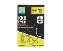 PRESTON CARLIGE PRESTON KKH EYED BARBED, 10buc Nr 12