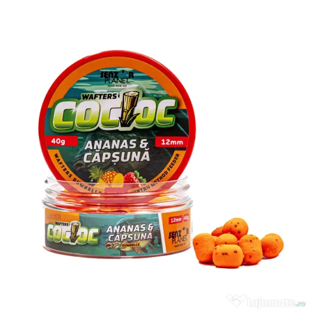 SENZOR PLANET COCIOC WAFTERS DUMBELLS ANANAS & CAPSUNA 12mm 40g
