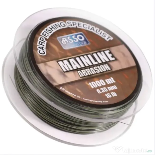 ASSO FIR MONOFILAMENT ASSO MAINLINE ABRASION MULTICOLOR, 1000m 0.30mm/5.44kg