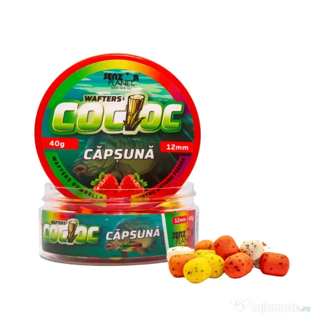 SENZOR PLANET COCIOC WAFTERS DUMBELLS CAPSUNA 12mm 40g