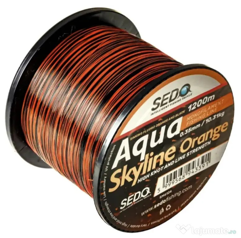 SEDO FIR MONOFILAMENT SEDO AQUA SKYLINE PORTOCALIU, 1200m 0.25mm 6.45kg