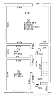 Duplex spatios 116 mp | 4 camere | Zona Serena | Mosnita Vec