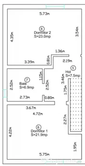 Duplex spatios 116 mp | 4 camere | Zona Serena | Mosnita Vec