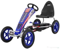 GO Kart cu pedale pentru copii 6-12 ani, Kinderauto F8-1 roti Gonflabile 10 inch