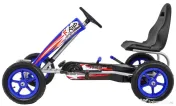 GO Kart cu pedale pentru copii 6-12 ani, Kinderauto F8-1 roti Gonflabile 10 inch 