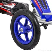 GO Kart cu pedale pentru copii 6-12 ani, Kinderauto F8-1 roti Gonflabile 10 inch 