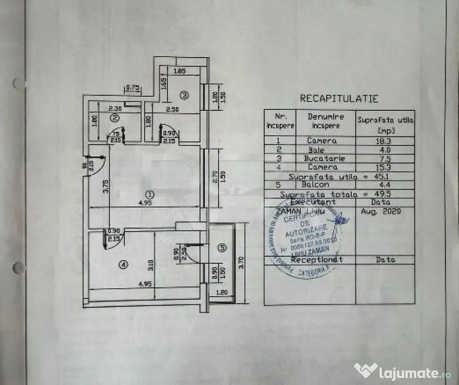 2 camere, complet mobilat, bloc 2020 – Păcii - Bucuresti (Bucuresti-Ilfov)