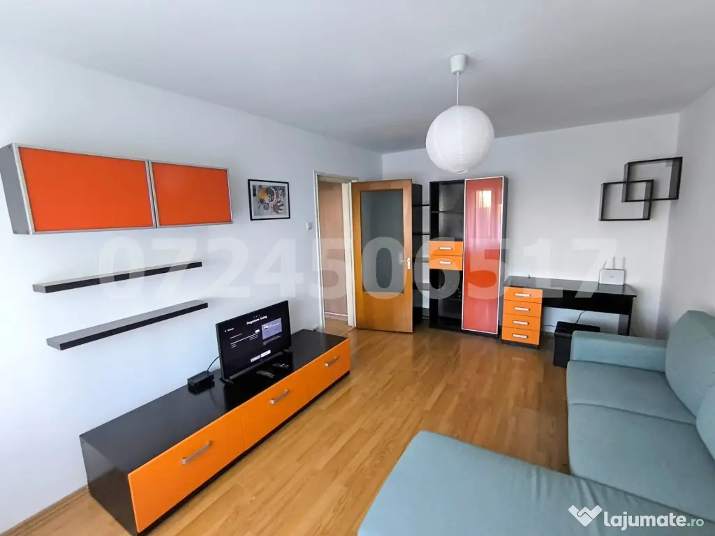 Închiriez apartament decomandat cu 2 camere complet mobilat și utilat