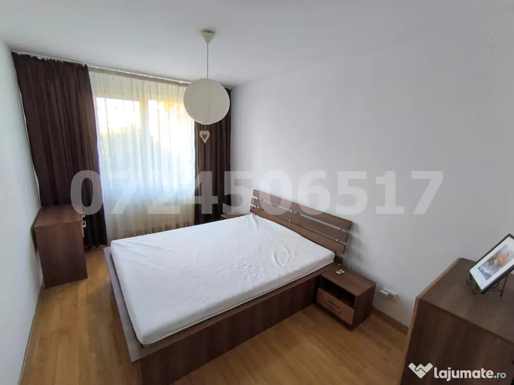 Închiriez apartament decomandat cu 2 camere complet mobilat și utilat