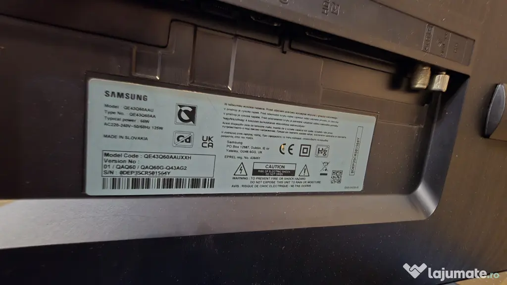 Samsung QLED 4K 43Q60A – 108 cm Stare IMPECABILĂ