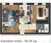 Apartament 2 camere bloc nou la 4 minute de Stb 