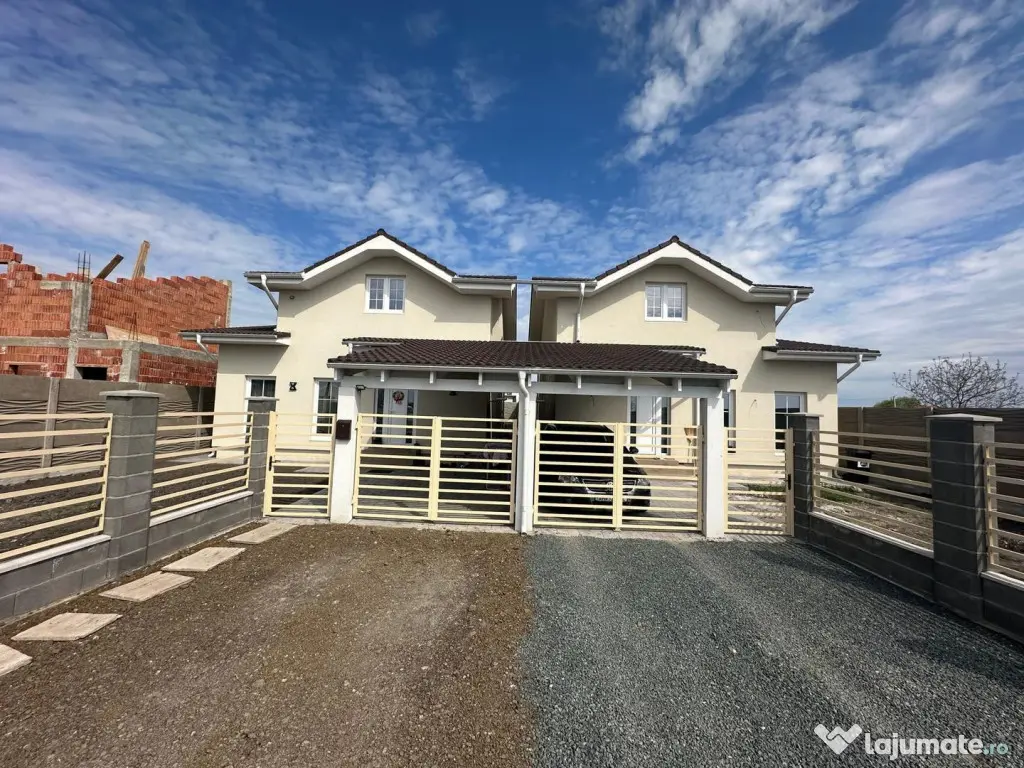 Duplex Individual | 4 camere | Toate utilitatile | Asfalt | - Sanandrei (Timis)