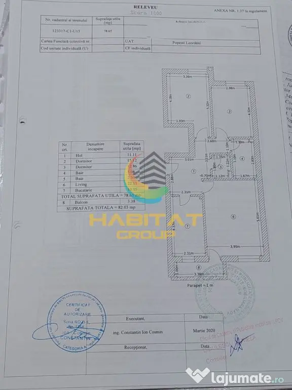 Apartament 3 camere Mobilat si Utilat Metrou Berceni! - Popesti Leordeni (Bucuresti-Ilfov)