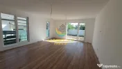 Casă cubistă parter, travertin, tencuială San Marco, 3 băi, teren 454mp