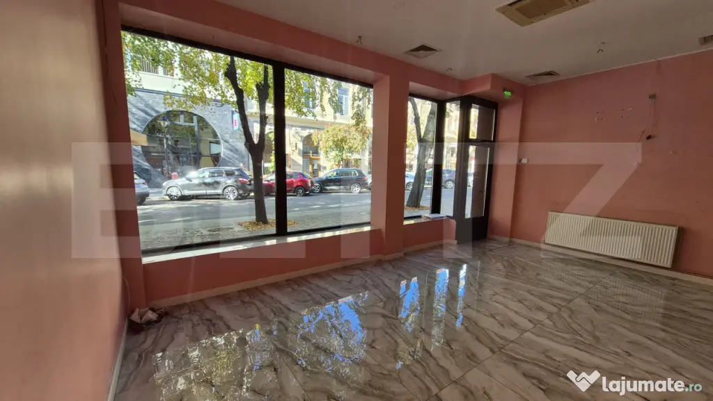 Spatiu comercial de inchiriat, 91,4 mp, Strada Horea numarul - Satu Mare (Satu-Mare)