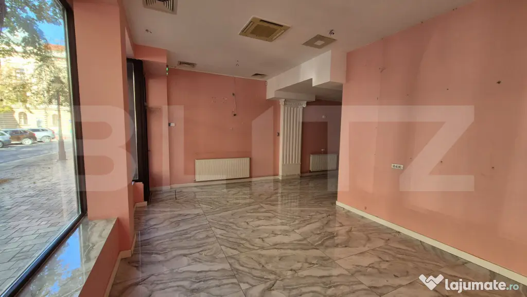 Spatiu comercial de inchiriat, 91,4 mp, Strada Horea numarul - Satu Mare (Satu-Mare)