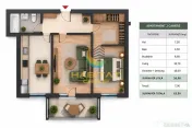 Apartament 2 camere - 8 minute de metrou N. Teclu