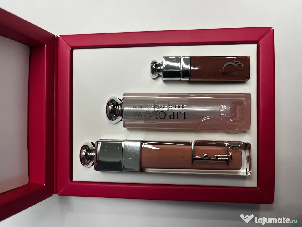 Set cadou de Crăciun – 3 produse pentru buze cu efect de schimbare a culorii