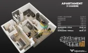 Vânzare Apartament 3 camere 70 mp - Popești Leordeni Metrou Berceni