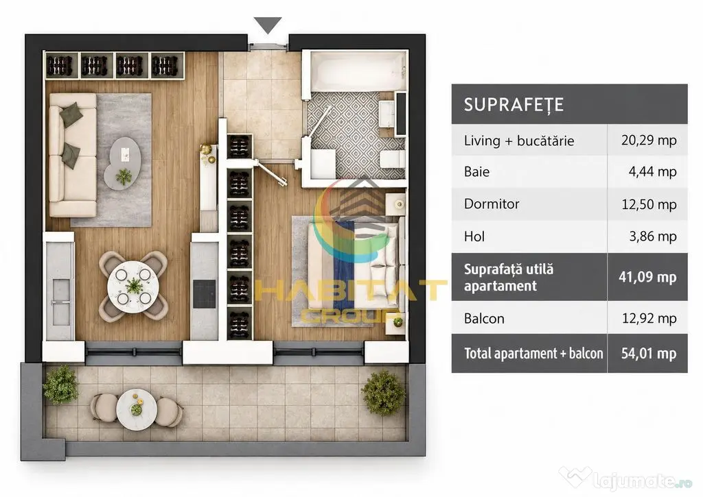 Apartament 2 camere studio - metrou Nicolae Teclu - Bucuresti (Bucuresti-Ilfov)