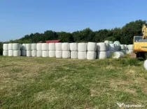 Baloti de lucerna ecologica infoliata - semifân, siloz și fan - uscata