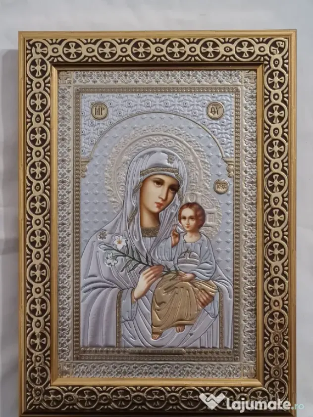 Icoana Maica Domnului Relief
