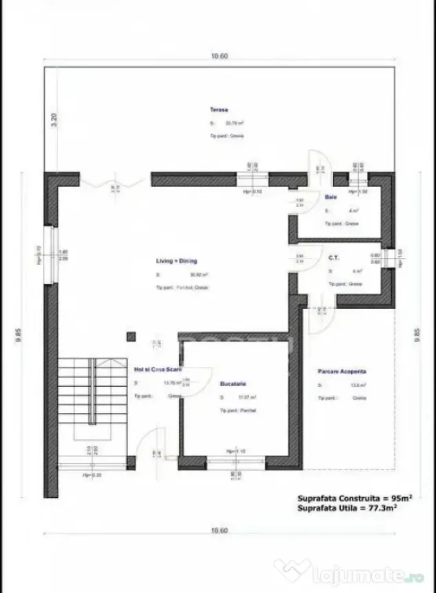 Casă nouă P+E/Sânnicolau Mic/Toate Utilitățile/Încălzire în Pardoseala - Arad (Arad)