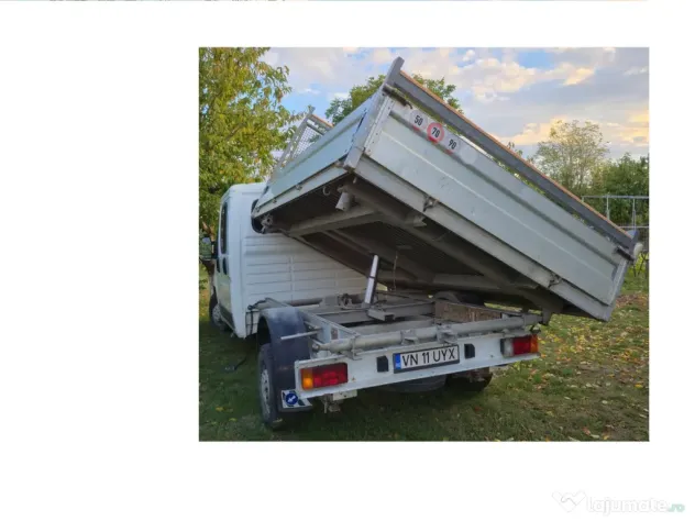 Vand Peugeot Boxer Basculabila in 3 parti