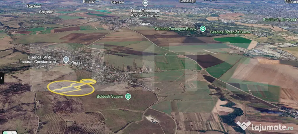 TEREN DE VÂNZARE 4,3HA PLEAȘA, BUCOV - Bucov (Prahova)