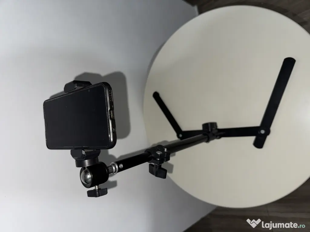 Stativ / Trepied de birou pentru telefon (ideal pentru filmări gătit și DIY)