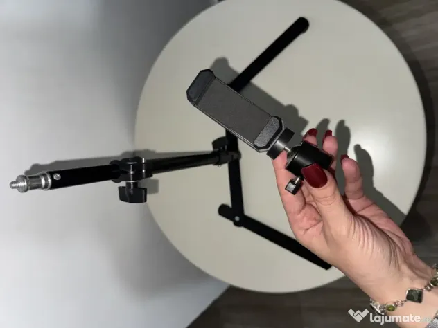 Stativ / Trepied de birou pentru telefon (ideal pentru filmări gătit și DIY)