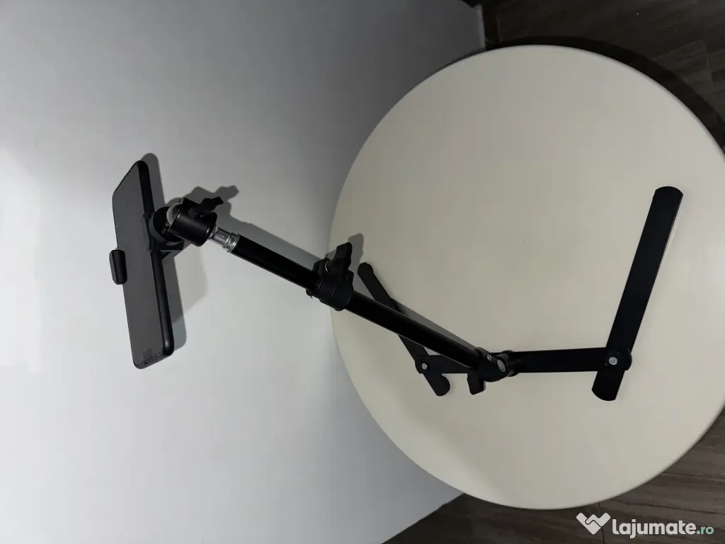 Stativ / Trepied de birou pentru telefon (ideal pentru filmări gătit și DIY)