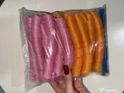 Set bigudiuri spiralate / ondulator de păr fără căldură, cu tijă de tragere 