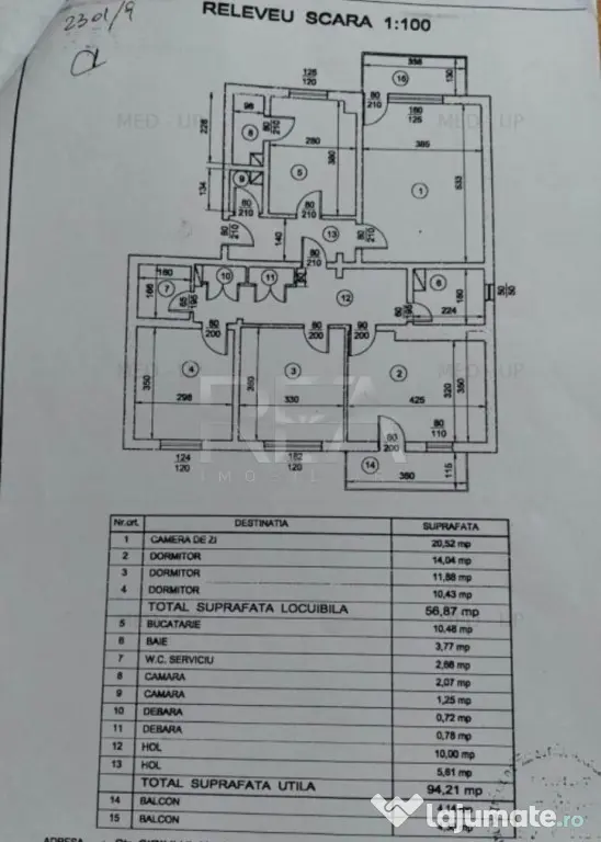 4 camere, bloc 1987, etaj 3/4, în zona Aviației - Bucuresti (Bucuresti-Ilfov)